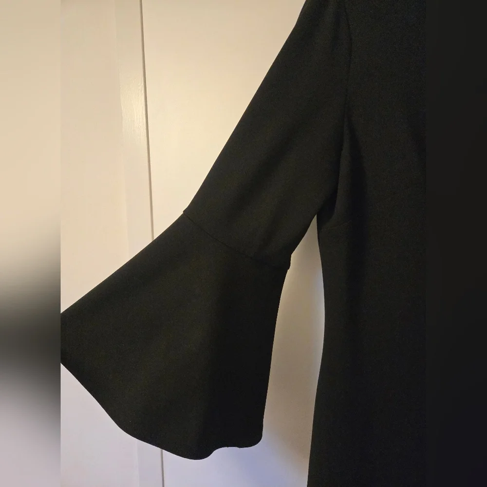 EUC Calvin Klein Black Bell-Sleeved‎ Dress
